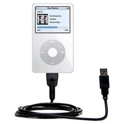 Gomadic Classic Straight USB Cable for the Apple iPod Video (30GB) with Power Hot Sync and Charge capabiliti