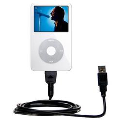 Gomadic Classic Straight USB Cable for the Apple iPod Video (60GB) with Power Hot Sync and Charge capabiliti