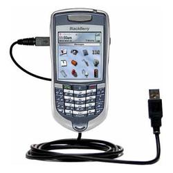 Gomadic Classic Straight USB Cable for the Blackberry 7100r with Power Hot Sync and Charge capabilities - Go