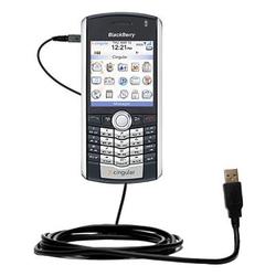 Gomadic Classic Straight USB Cable for the Blackberry pearl with Power Hot Sync and Charge capabilities - Go