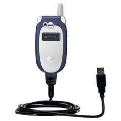 Gomadic Classic Straight USB Cable for the Cingular V551 with Power Hot Sync and Charge capabilities - Gomad