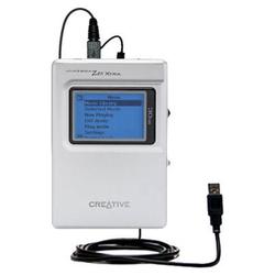 Gomadic Classic Straight USB Cable for the Creative Jukebox Zen NX with Power Hot Sync and Charge capabiliti
