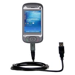 Gomadic Classic Straight USB Cable for the HTC Prodigy with Power Hot Sync and Charge capabilities - Gomadic