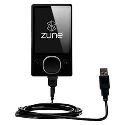 Gomadic Classic Straight USB Cable for the Microsoft Zune 80GB 2nd Gen with Power Hot Sync and Charge capabi