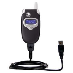 Gomadic Classic Straight USB Cable for the Motorola E550 with Power Hot Sync and Charge capabilities - Gomad