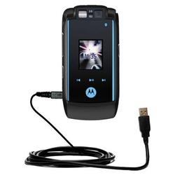 Gomadic Classic Straight USB Cable for the Motorola KRZR MAXX with Power Hot Sync and Charge capabilities -