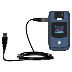 Gomadic Classic Straight USB Cable for the Motorola RAZR V3x with Power Hot Sync and Charge capabilities - G