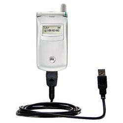Gomadic Classic Straight USB Cable for the Motorola T720 with Power Hot Sync and Charge capabilities - Gomad