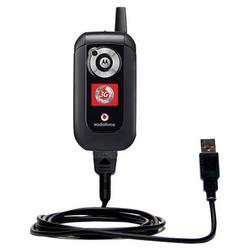 Gomadic Classic Straight USB Cable for the Motorola V1050 with Power Hot Sync and Charge capabilities - Goma