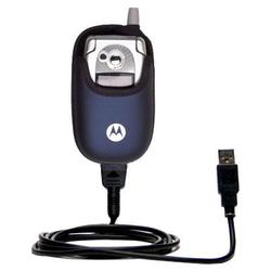 Gomadic Classic Straight USB Cable for the Motorola V540 with Power Hot Sync and Charge capabilities - Gomad