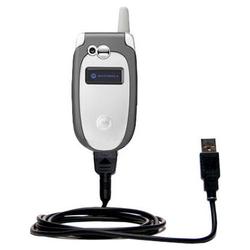 Gomadic Classic Straight USB Cable for the Motorola V547 with Power Hot Sync and Charge capabilities - Gomad