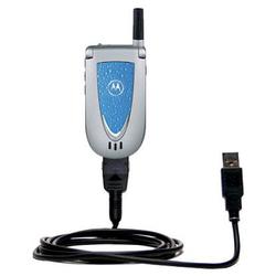 Gomadic Classic Straight USB Cable for the Motorola V66 with Power Hot Sync and Charge capabilities - Gomadi