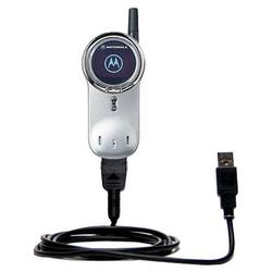 Gomadic Classic Straight USB Cable for the Motorola V70 with Power Hot Sync and Charge capabilities - Gomadi