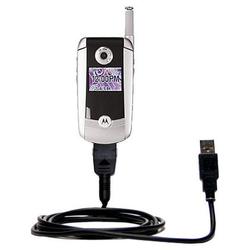 Gomadic Classic Straight USB Cable for the Motorola V710 with Power Hot Sync and Charge capabilities - Gomad