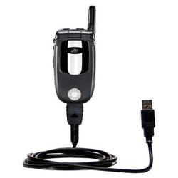 Gomadic Classic Straight USB Cable for the Nextel i710 with Power Hot Sync and Charge capabilities - Gomadic