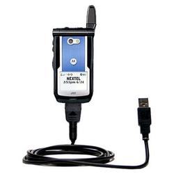 Gomadic Classic Straight USB Cable for the Nextel i860 with Power Hot Sync and Charge capabilities - Gomadic