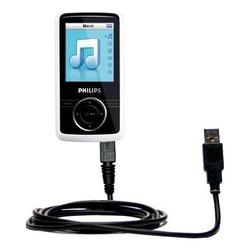 Gomadic Classic Straight USB Cable for the Philips GoGear SA3104/37 with Power Hot Sync and Charge capabilit