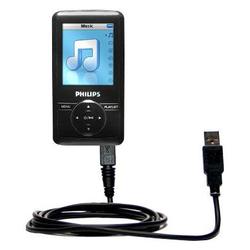 Gomadic Classic Straight USB Cable for the Philips GoGear SA3115/37 with Power Hot Sync and Charge capabilit