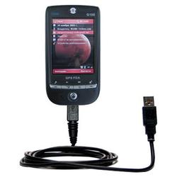 Gomadic Classic Straight USB Cable for the Qtek G100 with Power Hot Sync and Charge capabilities - B