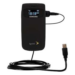 Gomadic Classic Straight USB Cable for the Samsung M610 with Power Hot Sync and Charge capabilities - Gomadi