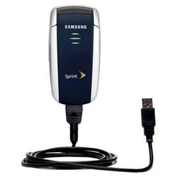 Gomadic Classic Straight USB Cable for the Samsung SCH-A560 with Power Hot Sync and Charge capabilities - Go