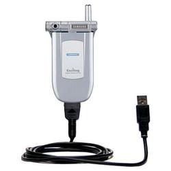 Gomadic Classic Straight USB Cable for the Samsung SCH-A603 with Power Hot Sync and Charge capabilities - Go