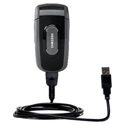 Gomadic Classic Straight USB Cable for the Samsung SCH-A630 with Power Hot Sync and Charge capabilities - Go
