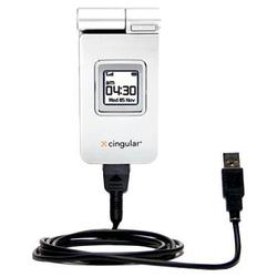 Gomadic Classic Straight USB Cable for the Samsung SGH-D307 with Power Hot Sync and Charge capabilities - Go