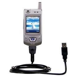Gomadic Classic Straight USB Cable for the Samsung SGH-D410 with Power Hot Sync and Charge capabilities - Go