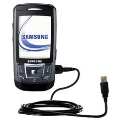 Gomadic Classic Straight USB Cable for the Samsung SGH-D870 with Power Hot Sync and Charge capabilities - Go