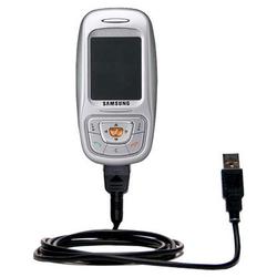 Gomadic Classic Straight USB Cable for the Samsung SGH-E350 with Power Hot Sync and Charge capabilities - Go