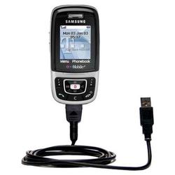 Gomadic Classic Straight USB Cable for the Samsung SGH-E635 with Power Hot Sync and Charge capabilities - Go