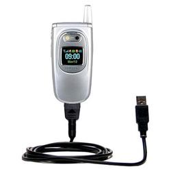 Gomadic Classic Straight USB Cable for the Samsung SGH-P510 with Power Hot Sync and Charge capabilities - Go
