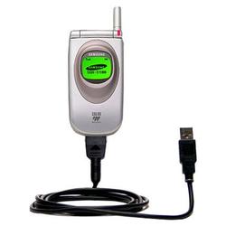 Gomadic Classic Straight USB Cable for the Samsung SGH-S100 with Power Hot Sync and Charge capabilities - Go