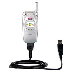 Gomadic Classic Straight USB Cable for the Samsung SGH-S300 with Power Hot Sync and Charge capabilities - Go