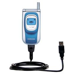 Gomadic Classic Straight USB Cable for the Samsung SGH-T200 with Power Hot Sync and Charge capabilities - Go