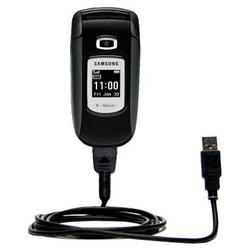 Gomadic Classic Straight USB Cable for the Samsung SGH-T309 with Power Hot Sync and Charge capabilities - Go