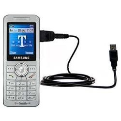 Gomadic Classic Straight USB Cable for the Samsung SGH-T509 with Power Hot Sync and Charge capabilities - Go