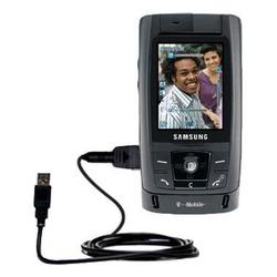 Gomadic Classic Straight USB Cable for the Samsung SGH-T809 with Power Hot Sync and Charge capabilities - Go