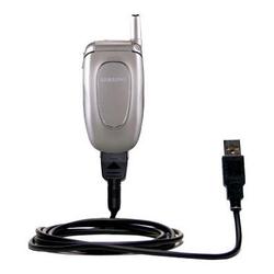 Gomadic Classic Straight USB Cable for the Samsung SGH-X427 with Power Hot Sync and Charge capabilities - Go