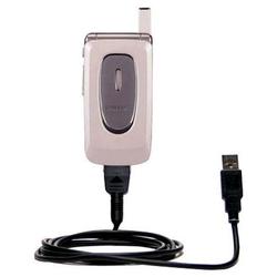 Gomadic Classic Straight USB Cable for the Samsung SGH-X430 with Power Hot Sync and Charge capabilities - Go