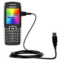 Gomadic Classic Straight USB Cable for the Samsung SGH-X700 with Power Hot Sync and Charge capabilities - Go