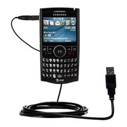 Gomadic Classic Straight USB Cable for the Samsung SGH-i617 with Power Hot Sync and Charge capabilities - Go