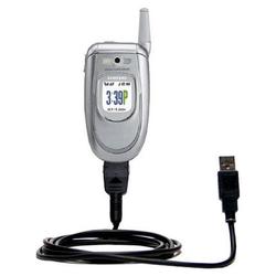 Gomadic Classic Straight USB Cable for the Samsung SPH-A680 with Power Hot Sync and Charge capabilities - Go (SCS-0266-18)