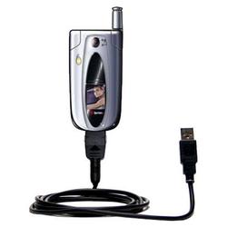 Gomadic Classic Straight USB Cable for the Sanyo MM-5600 with Power Hot Sync and Charge capabilities - Gomad