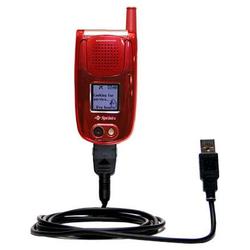 Gomadic Classic Straight USB Cable for the Sanyo PM-8200 with Power Hot Sync and Charge capabilities - Gomad