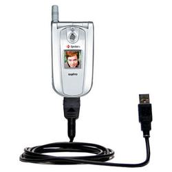 Gomadic Classic Straight USB Cable for the Sanyo SCP-8100 with Power Hot Sync and Charge capabilities - Goma