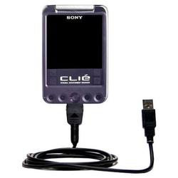 Gomadic Classic Straight USB Cable for the Sony Clie SJ33 with Power Hot Sync and Charge capabilities - Goma