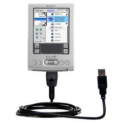 Gomadic Classic Straight USB Cable for the Sony Clie TJ25 with Power Hot Sync and Charge capabilities - Goma