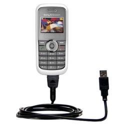Gomadic Classic Straight USB Cable for the Sony Ericsson J100a with Power Hot Sync and Charge capabilities -
